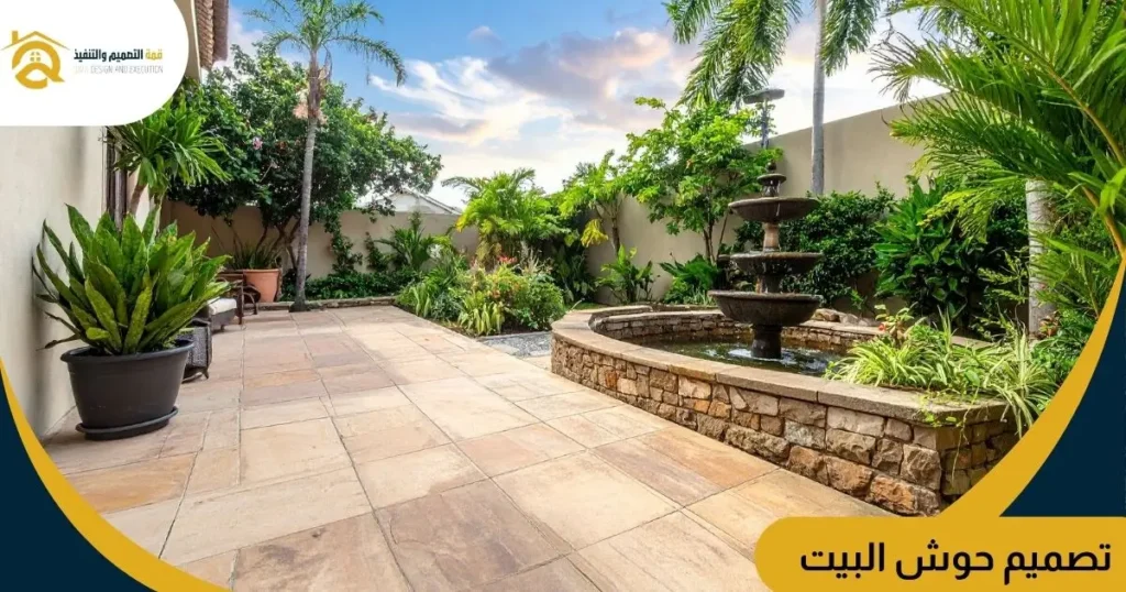 تصميم حوش البيت